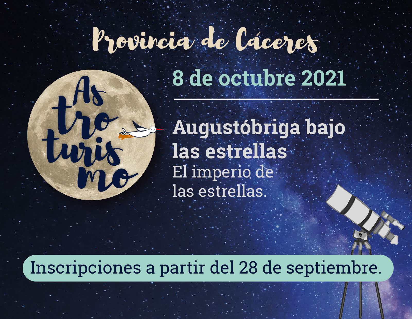 astrocaceres 8 de octubre