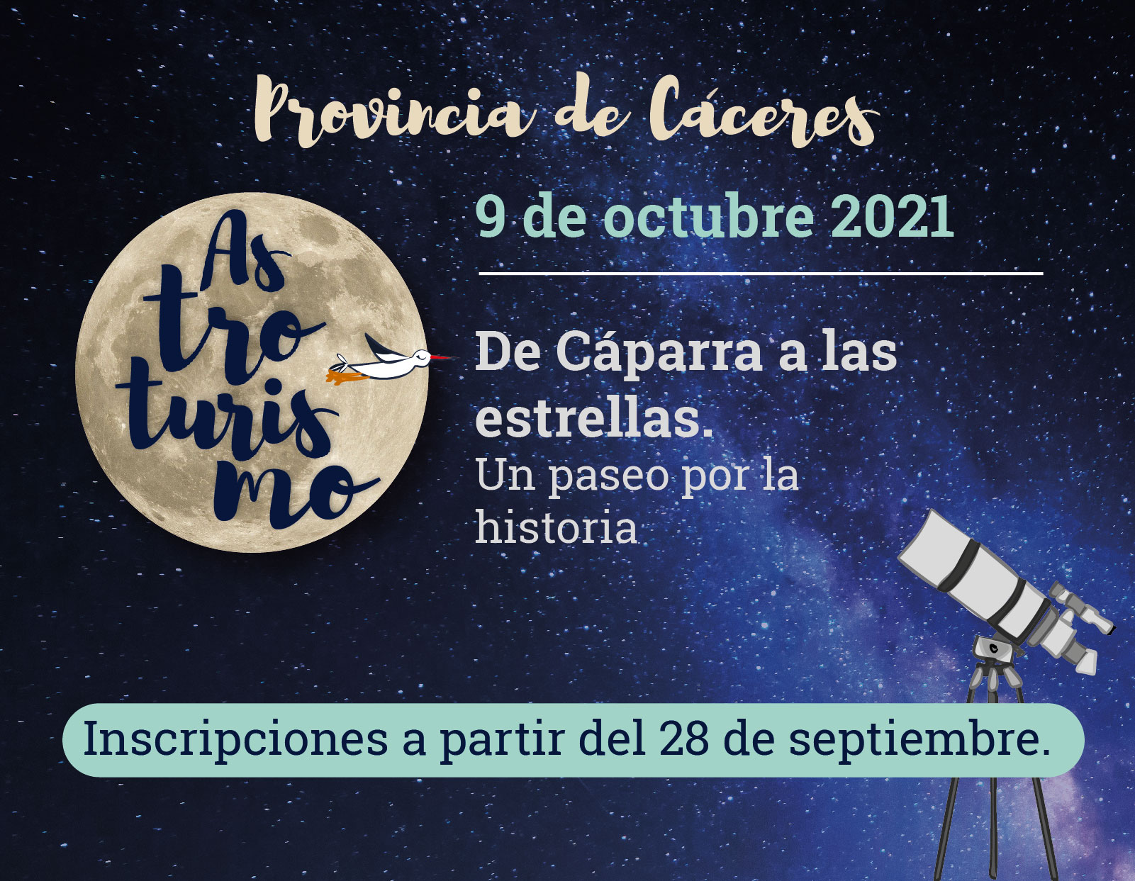 astrocaceres 9 de octubre